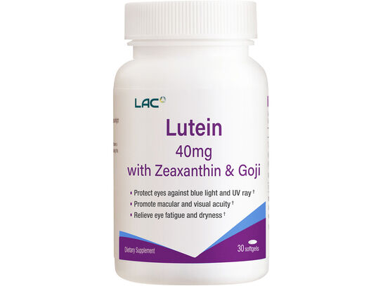 Lutein 40mg with Zeaxanthin & Goji