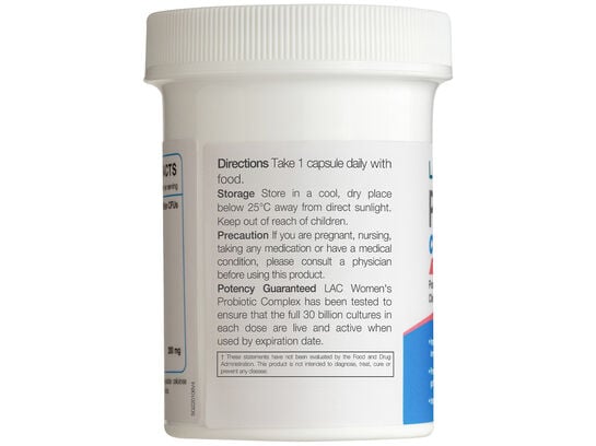 Women's Probiotic Complex 30 Billion CFU - with Cranberry 