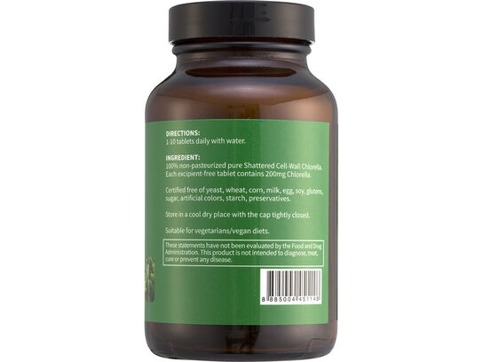 Superior Chlorella™ - 100% Pure Shattered Cell-wall Chlorella