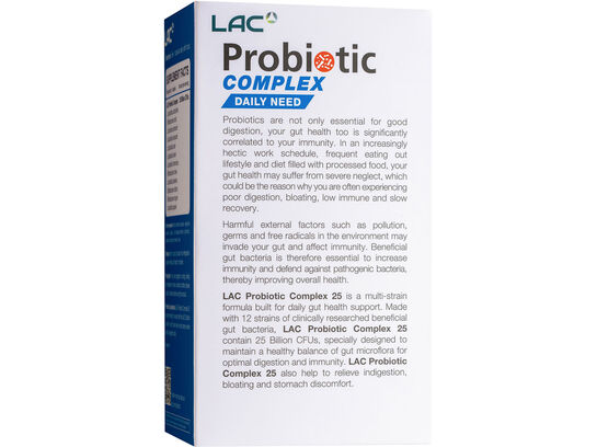 Probiotic Complex 25 Billion CFU - Daily Support