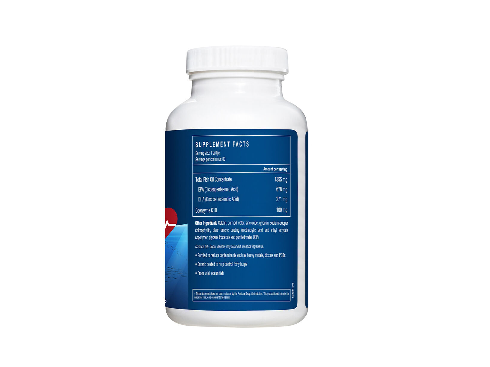LAC Trimax Omega загасны тос + CoQ-10 — 60 зөөлөн капсул — Баруун талаас