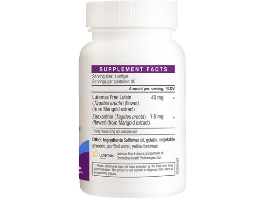 Lutein 40mg with Zeaxanthin 