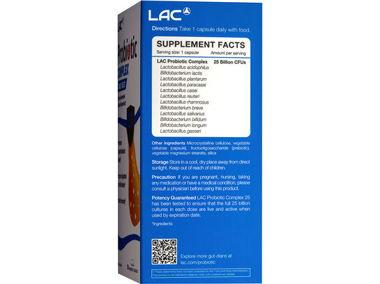 Probiotic Complex 25 Billion CFU - Daily Support