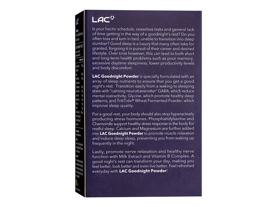 LAC Goodnight zzzz Formula Powder