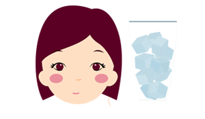 Suck on an ice Cube Suck on an ice Cube